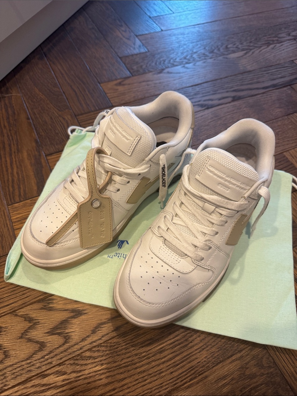 Off-White Out of Office Women’s Sneakers White and Beige size 38/8